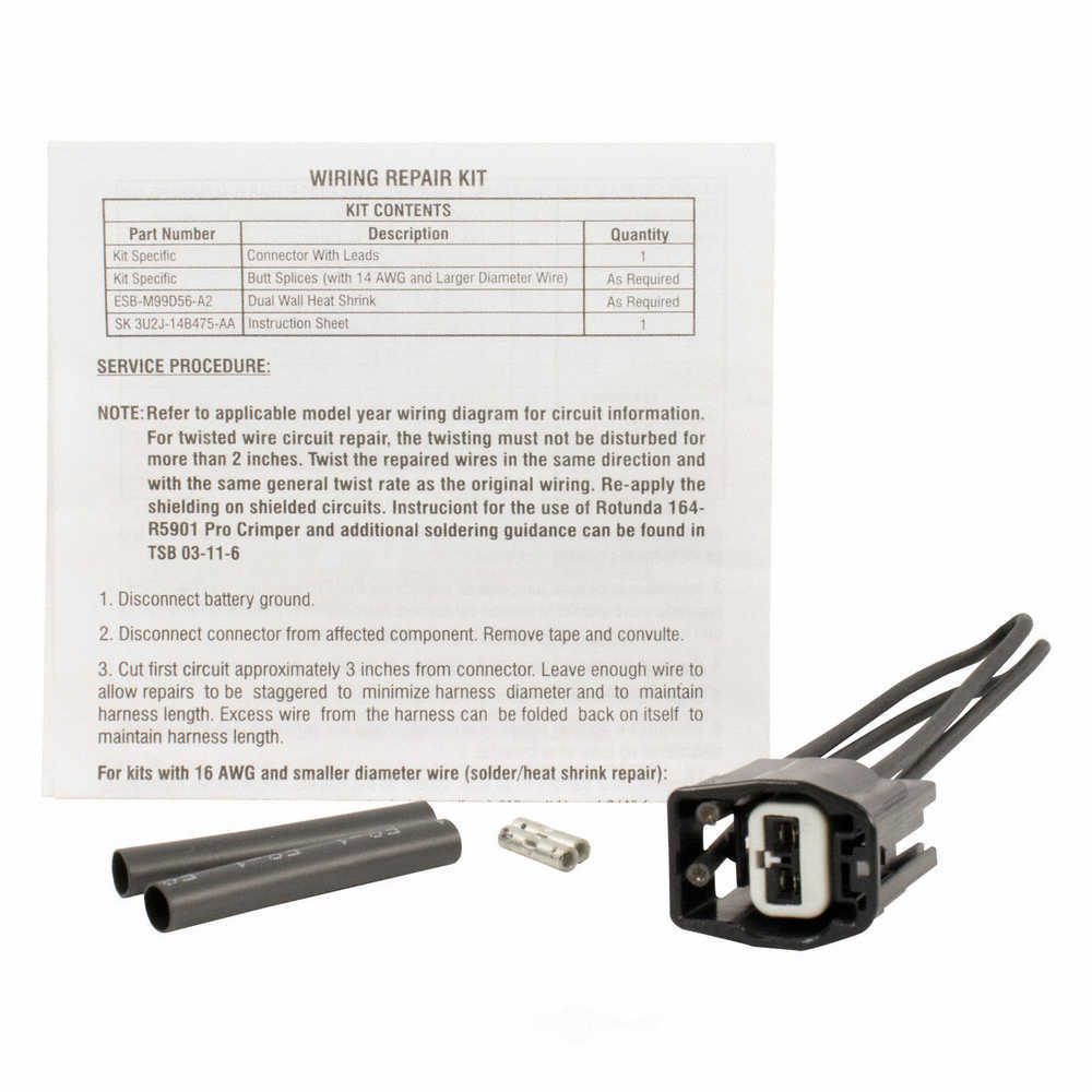 MOTORCRAFT - Power Window Motor Connector - MOT WPT-1245