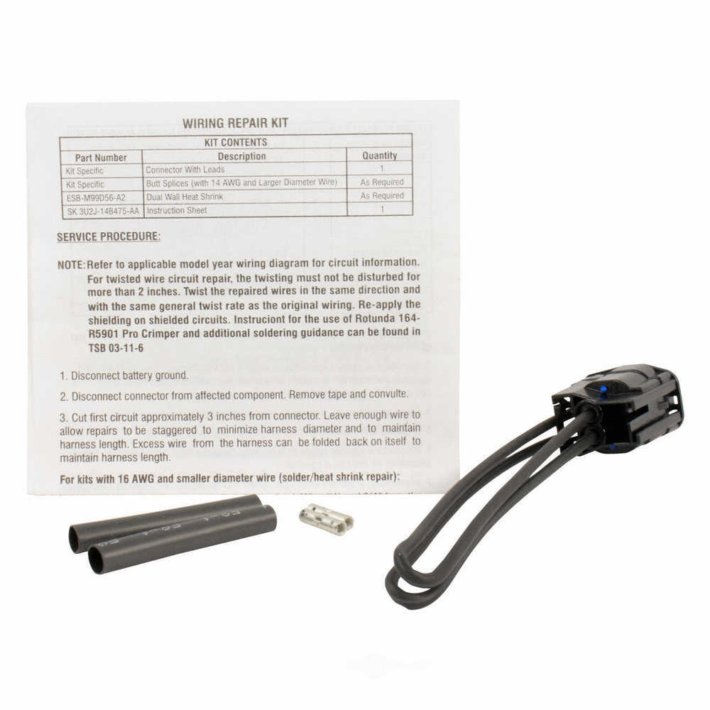 MOTORCRAFT - Power Window Motor Connector - MOT WPT-1245