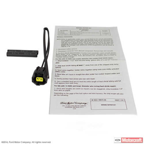 MOTORCRAFT - Engine Crankshaft Position Sensor Connector - MOT WPT-1271