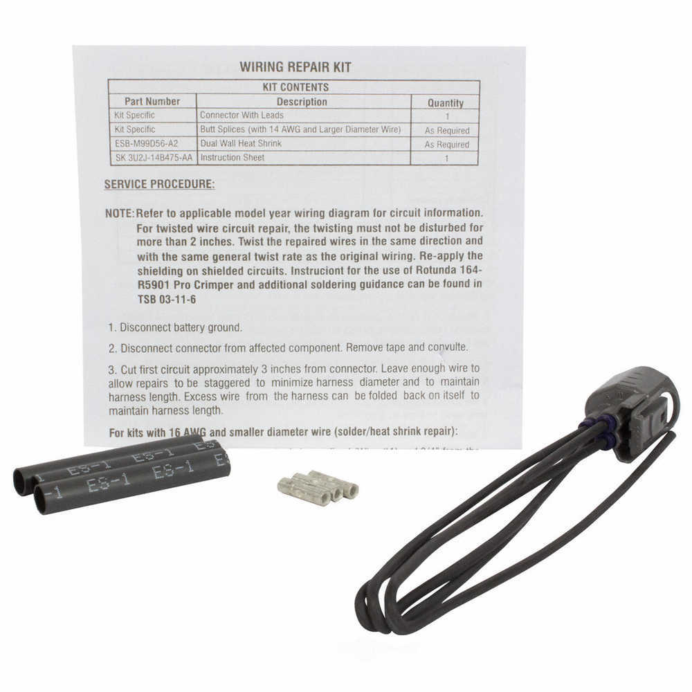 MOTORCRAFT - Fuel Rail Pressure Sensor Connector - MOT WPT-1281