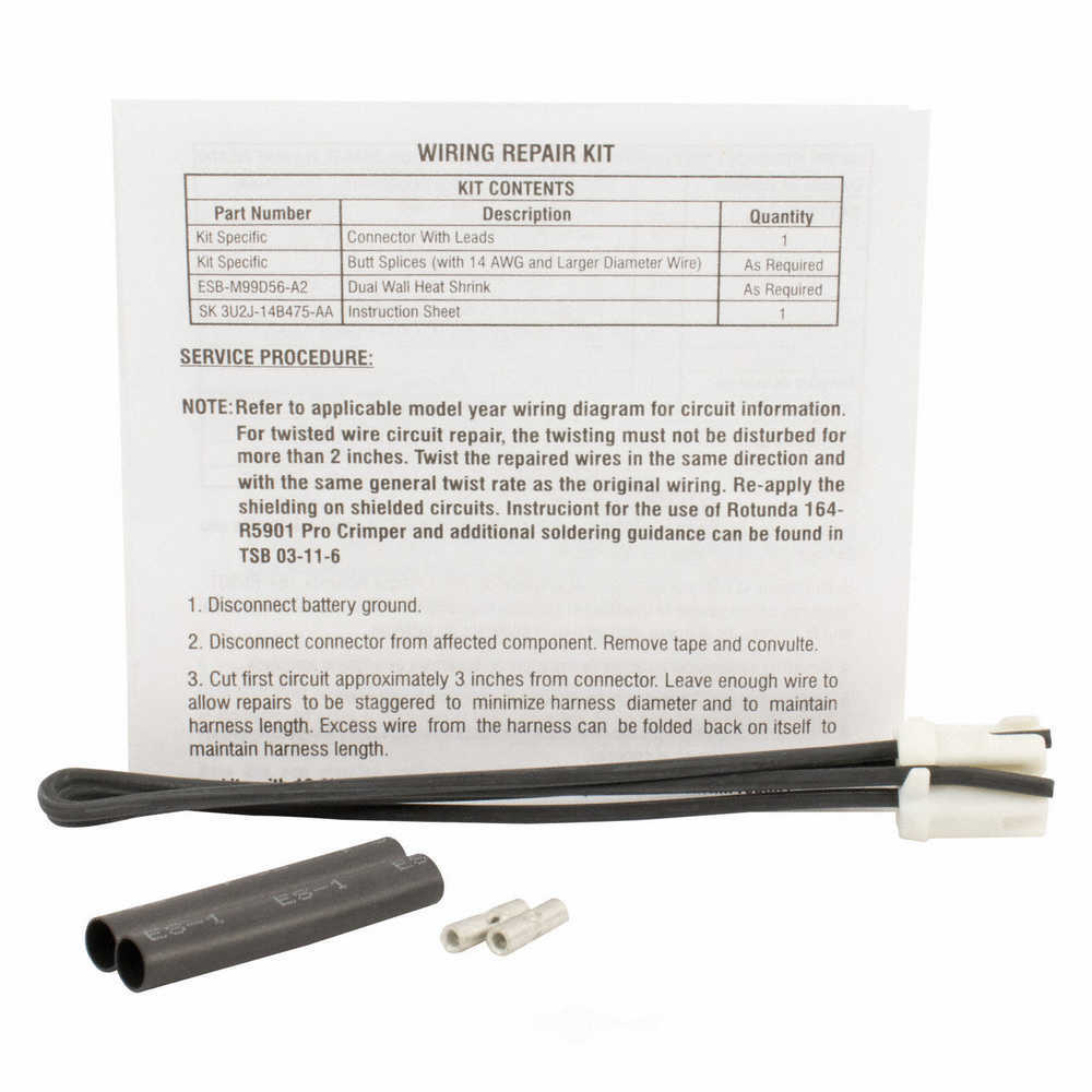 MOTORCRAFT - HVAC Blower Motor Connector - MOT WPT-1347