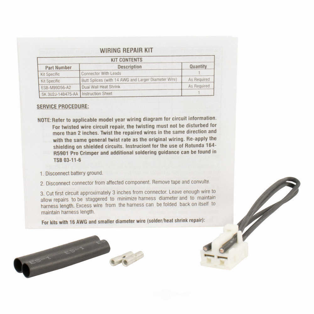 MOTORCRAFT - HVAC Blower Motor Connector - MOT WPT-1347