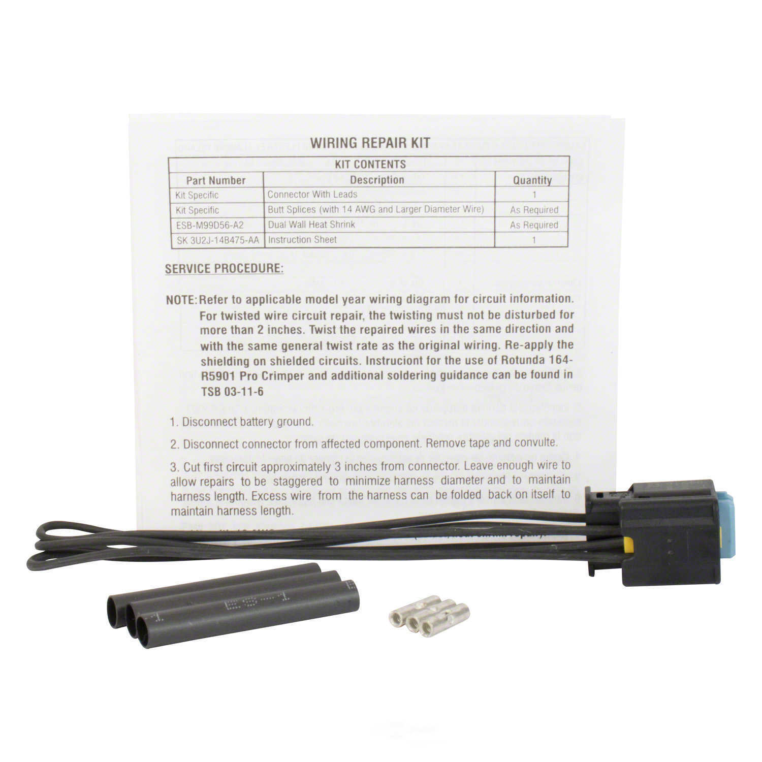 MOTORCRAFT - Engine Crankshaft Position Sensor Connector - MOT WPT-1431