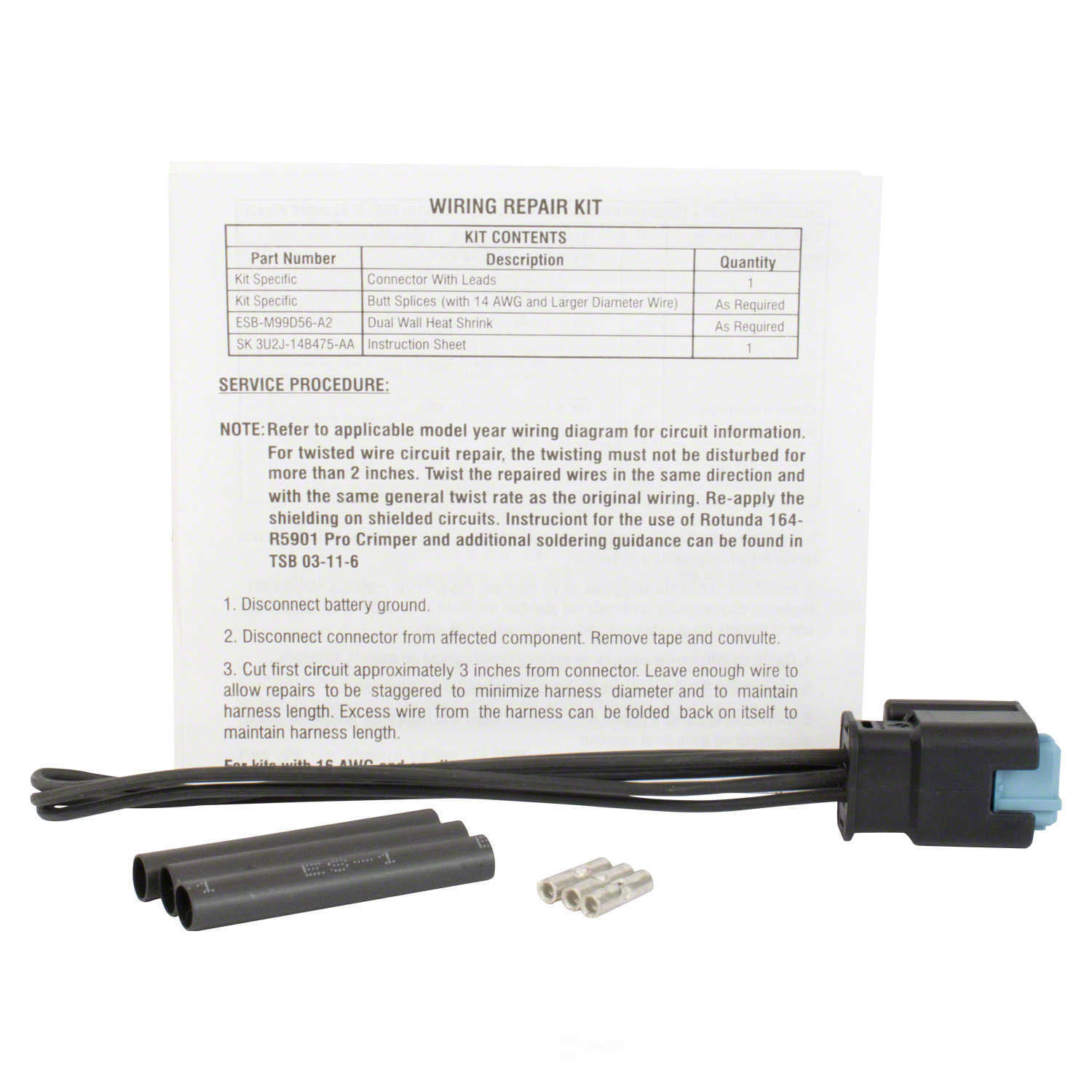 MOTORCRAFT - Engine Crankshaft Position Sensor Connector - MOT WPT-1431