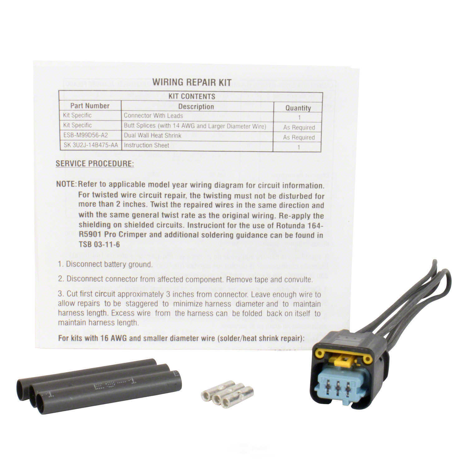 MOTORCRAFT - Engine Crankshaft Position Sensor Connector - MOT WPT-1431