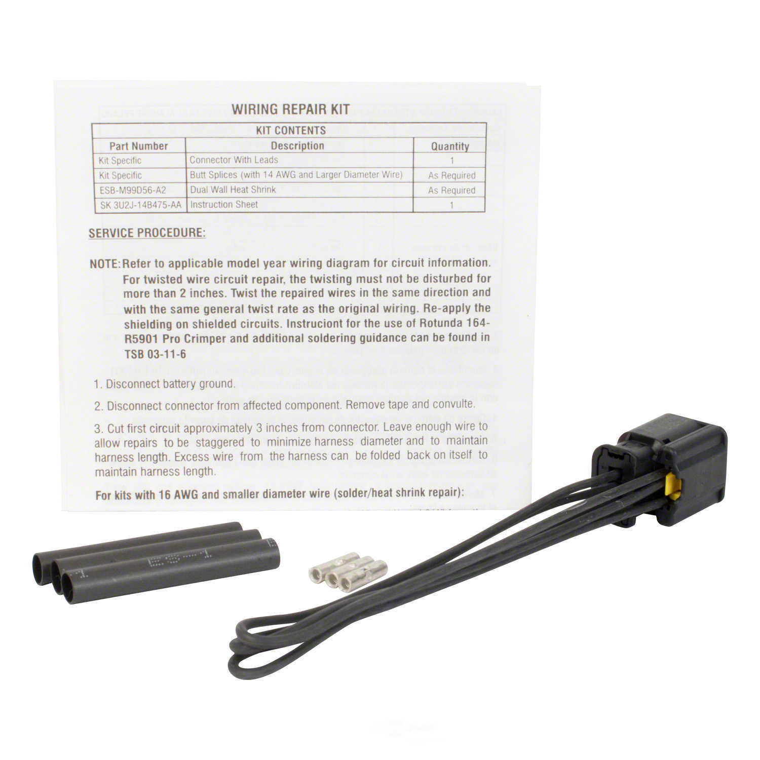 MOTORCRAFT - Engine Crankshaft Position Sensor Connector - MOT WPT-1431