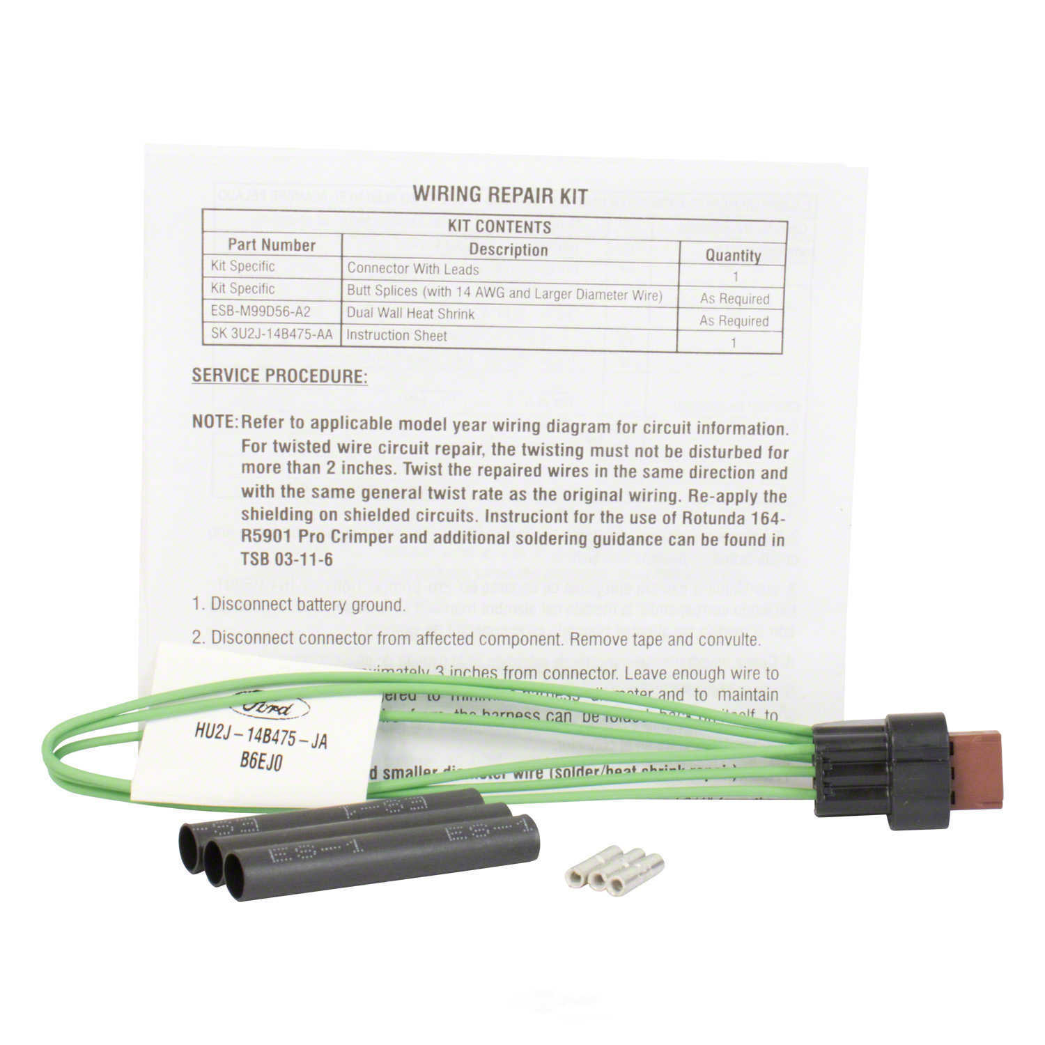 MOTORCRAFT - Ignition Coil Connector - MOT WPT-1502