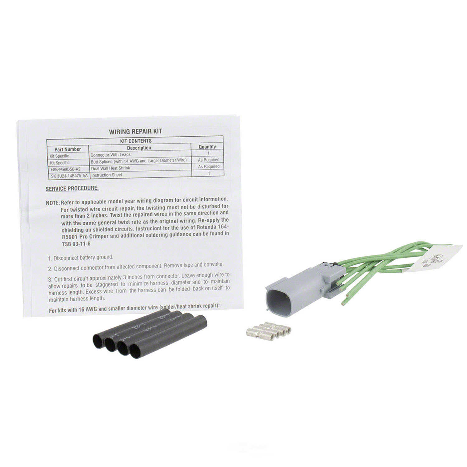 MOTORCRAFT - EGR Sensor Connector - MOT WPT-1615