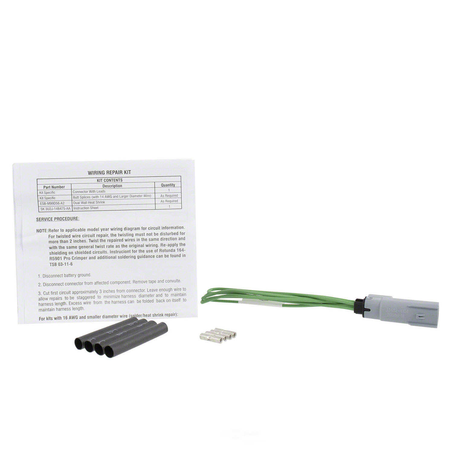 MOTORCRAFT - EGR Sensor Connector - MOT WPT-1615