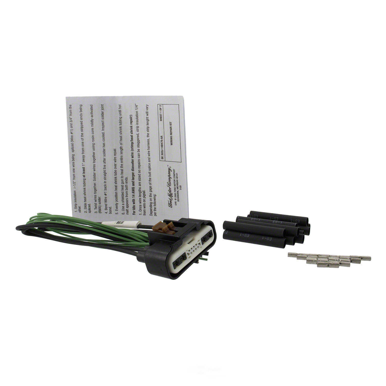 MOTORCRAFT - Windshield Wiper Motor Connector - MOT WPT-1673