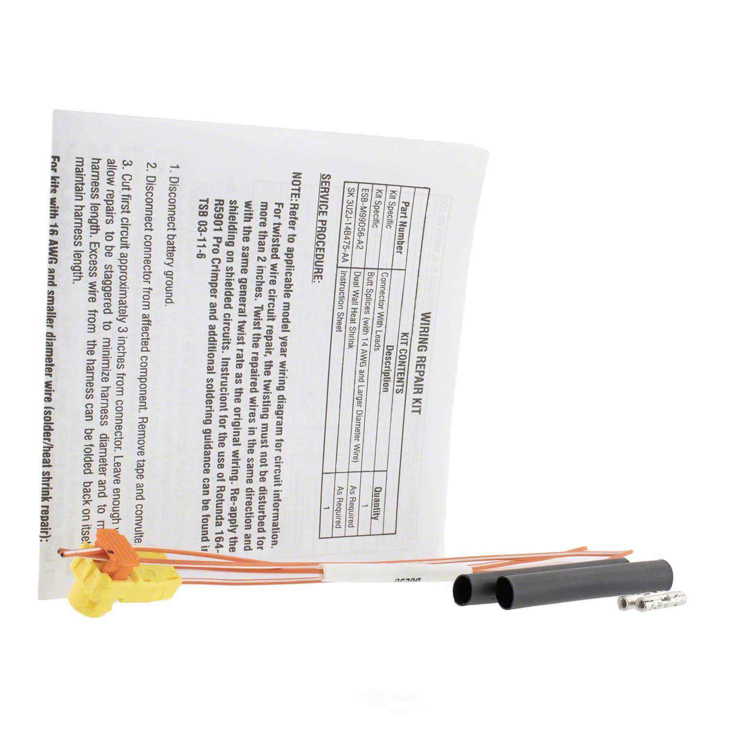 MOTORCRAFT - Load Leveler Relay Connector - MOT WPT-1681