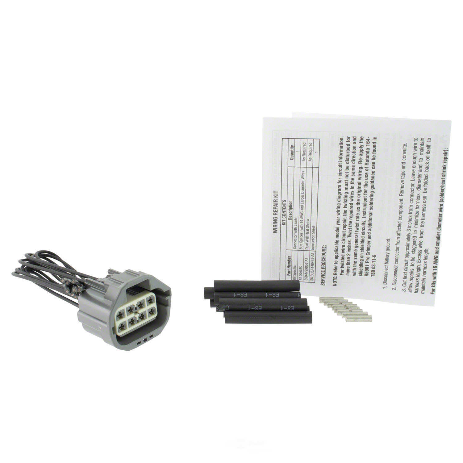 MOTORCRAFT - Fuel Pump Driver Module Connector - MOT WPT-1775