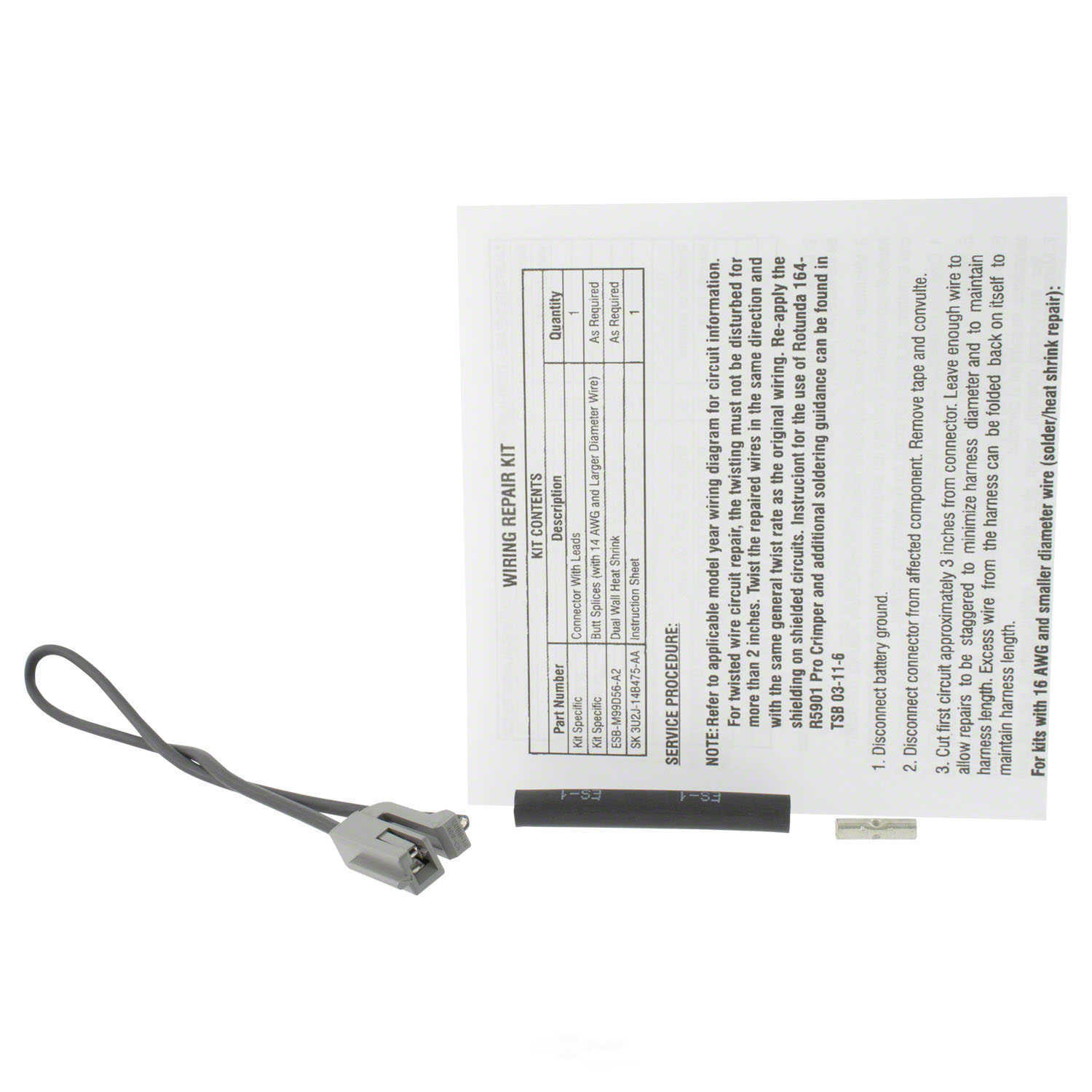 MOTORCRAFT - Alternator Connector - MOT WPT-1817
