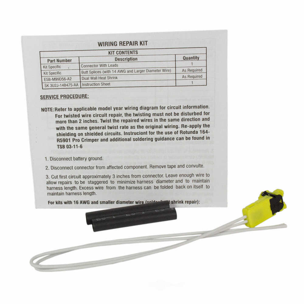 MOTORCRAFT - Air Bag Connector - MOT WPT-913
