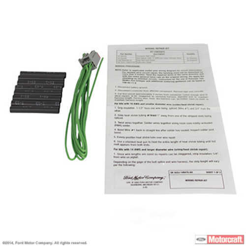 MOTORCRAFT - Accessory Upfitter Switch Connector - MOT WPT-998