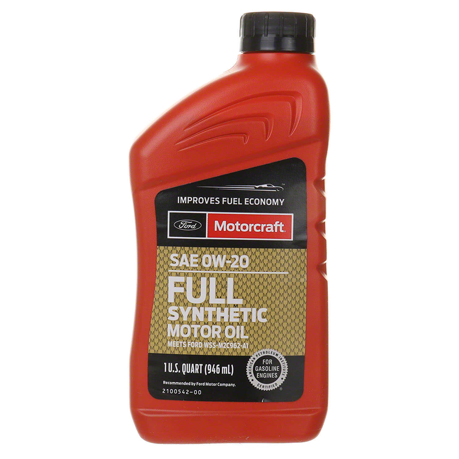 MOTORCRAFT - Premium Synthetic Blend Motor Oil - Quart - MOT XO-0W20-QFS