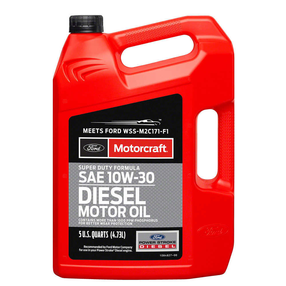 MOTORCRAFT - Super Duty Diesel Motor Oil - 5 Quart - MOT XO-10W30-5Q3SD
