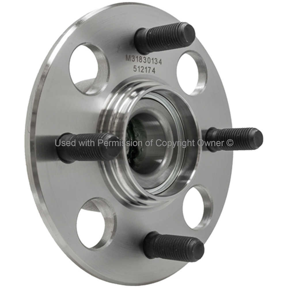 QUALITY-BUILT - Wheel Bearing And Hub Assembly ( Without ABS Brakes, With ABS Brakes, Rear) - MPA WH512174