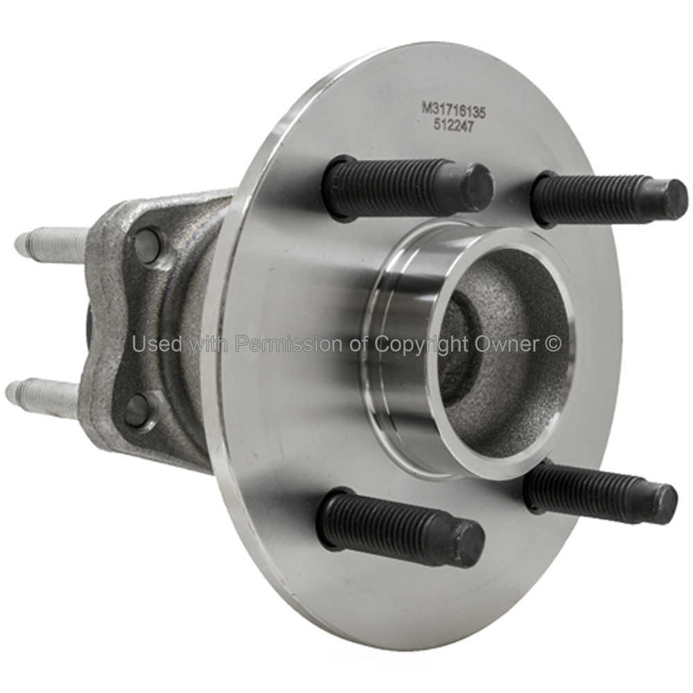 QUALITY-BUILT - Wheel Bearing And Hub Assembly (With ABS Brakes, Rear) - MPA WH512247