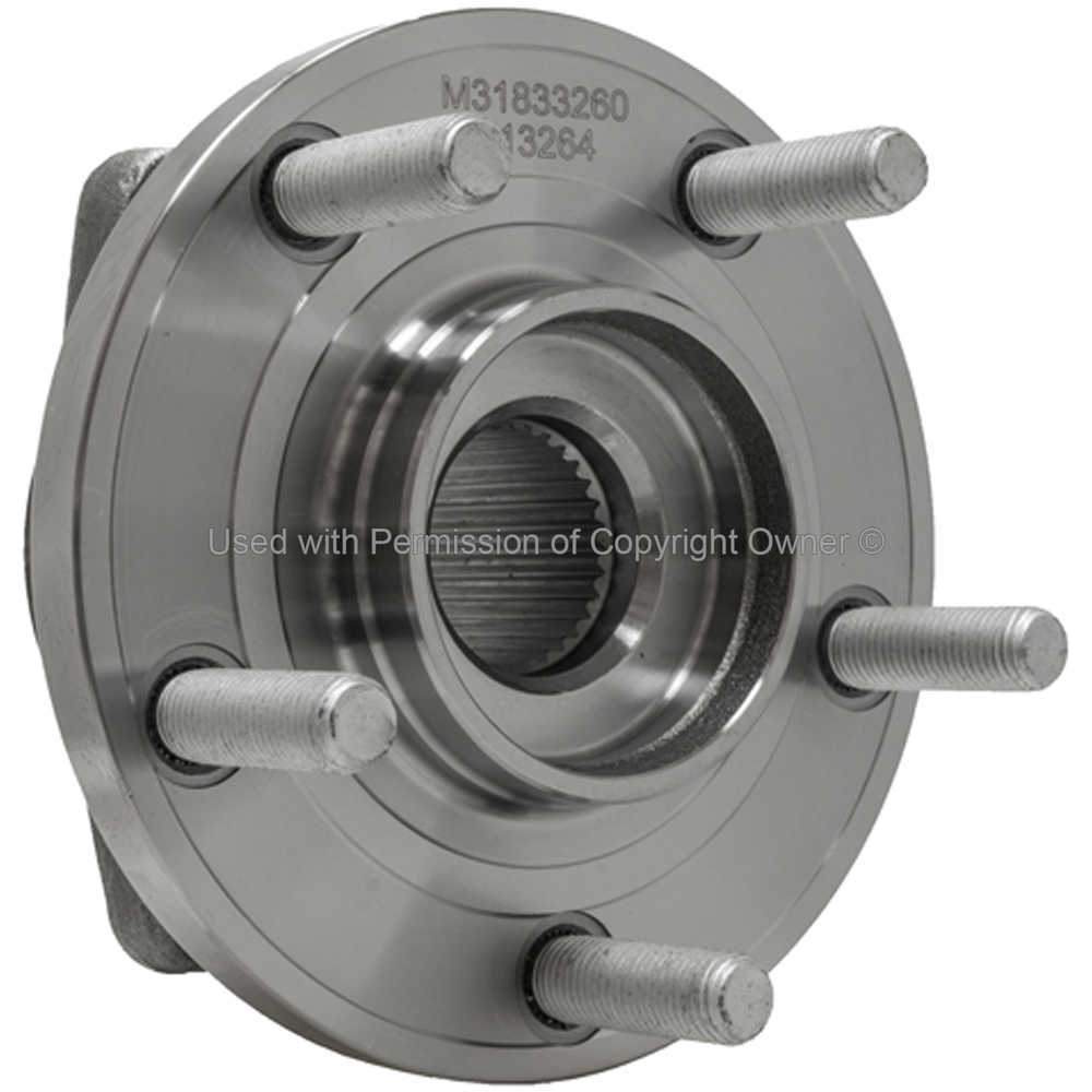 QUALITY-BUILT - Wheel Bearing And Hub Assembly ( Without ABS Brakes, With ABS Brakes, Front) - MPA WH513264