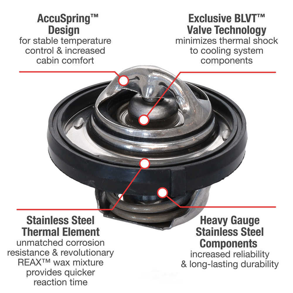 MOTORAD - Ultrastat Engine Coolant Thermostat - MTO - 5657-203