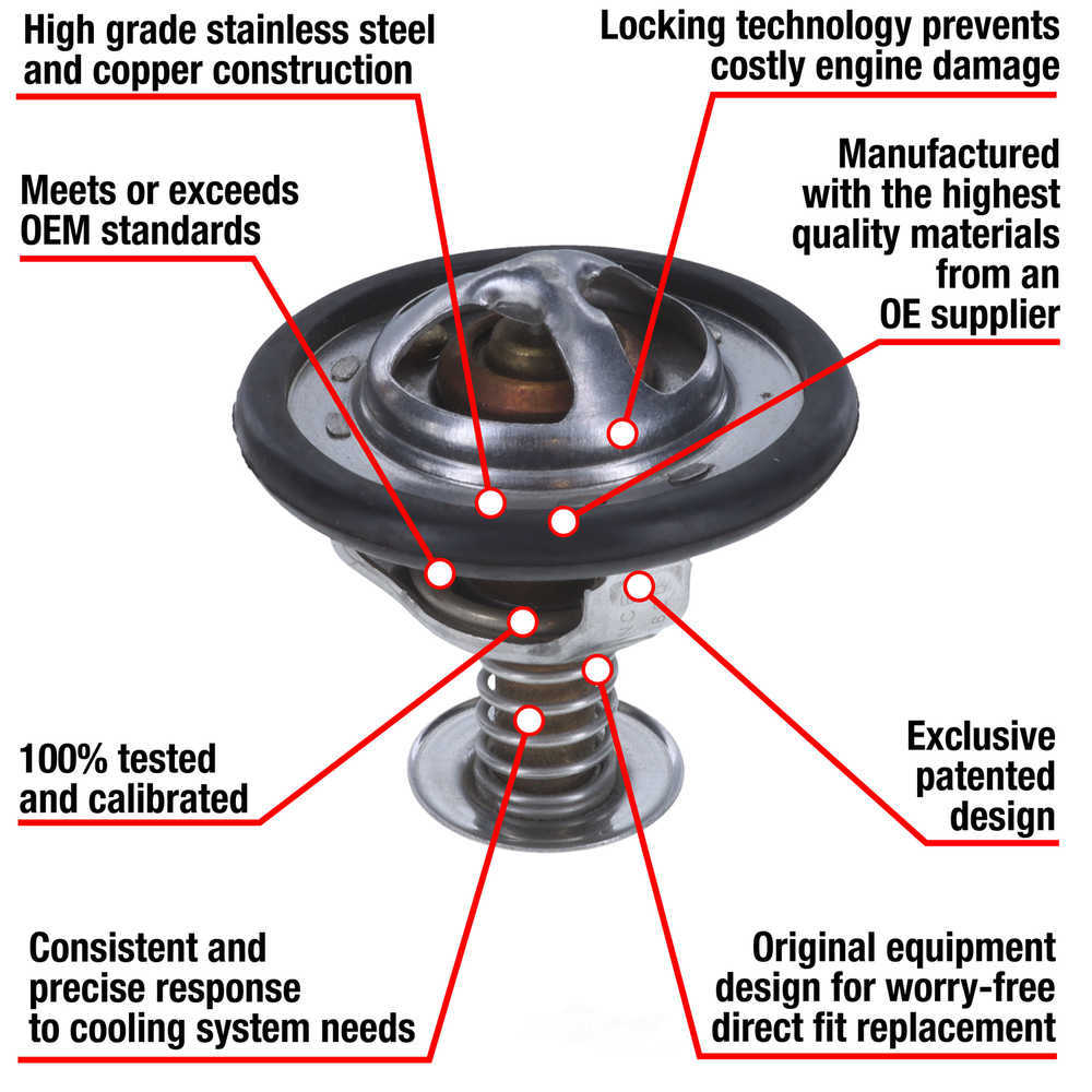 MOTORAD - Fail-safe Coolant Thermostat - MTO - 7299-170