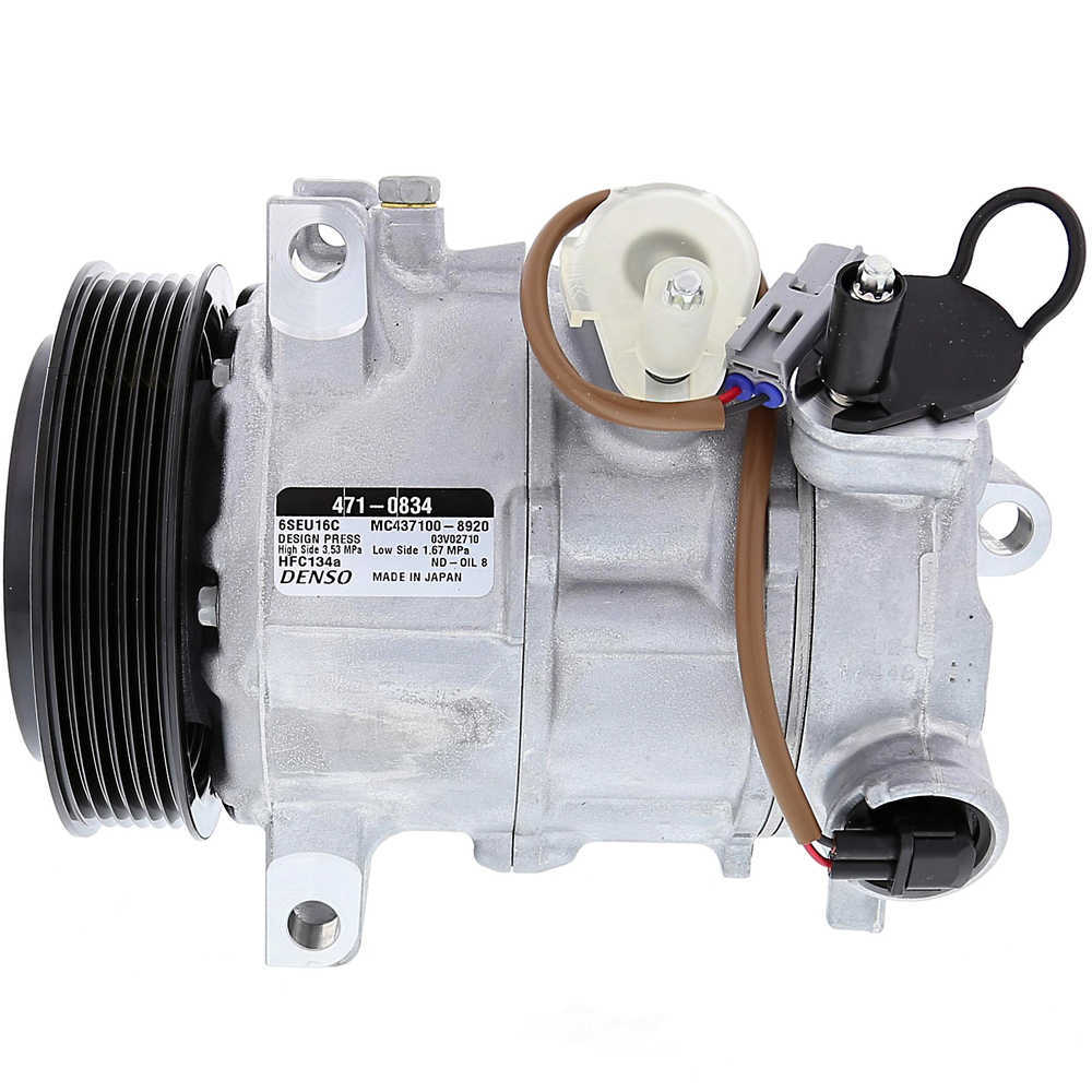 DENSO - NEW Compressor w/Clutch - NDE 471-0834