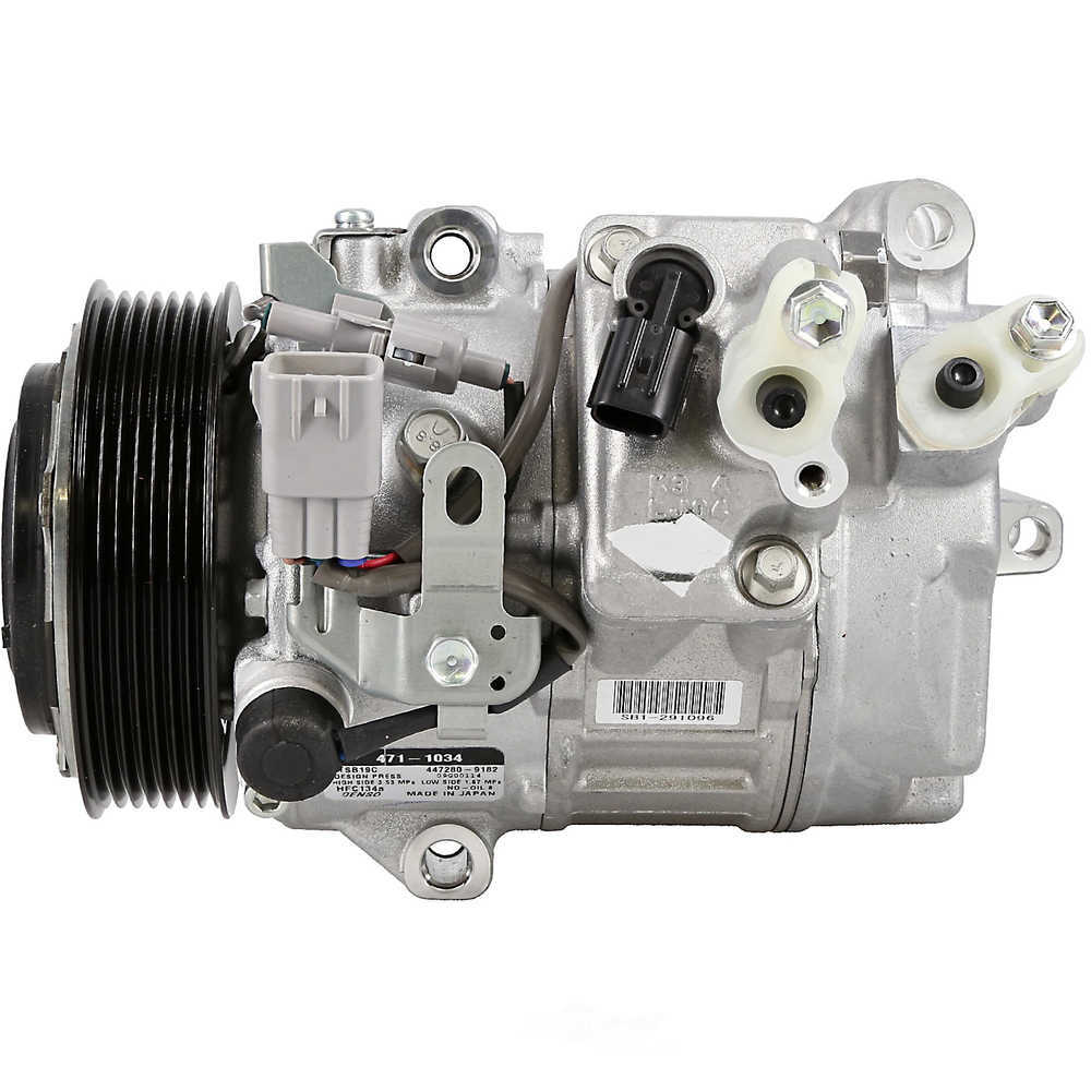 DENSO - NEW Compressor w/Clutch - NDE - 471-1034