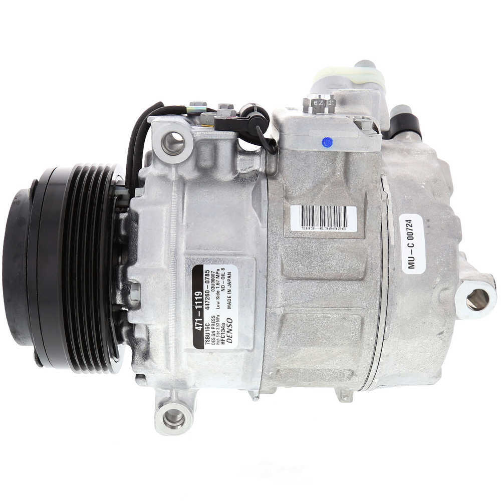DENSO - NEW Compressor w/Clutch - NDE 471-1119