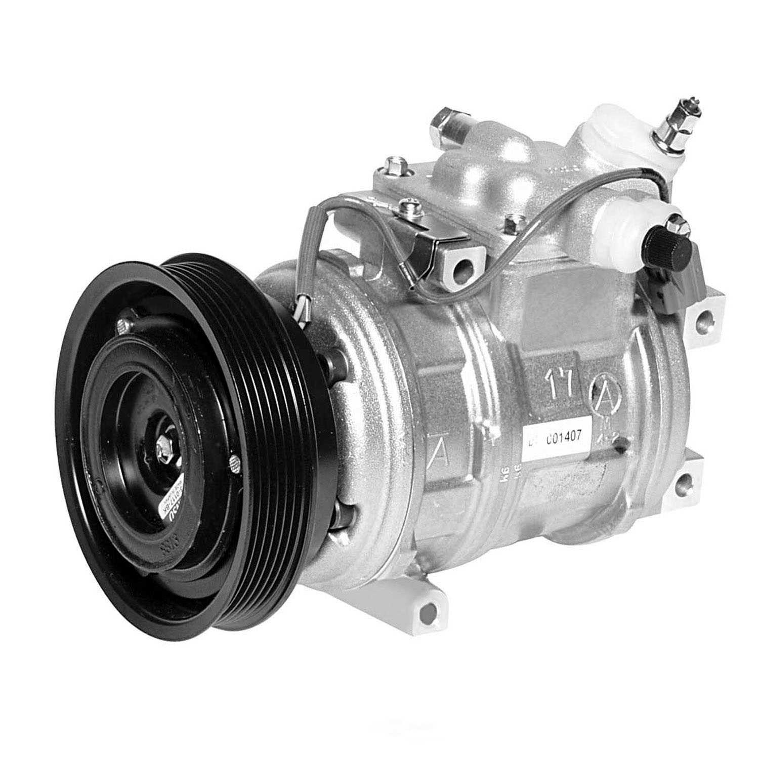 DENSO - NEW Compressor w/Clutch - NDE - 471-1188