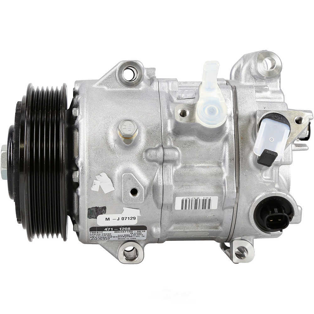 DENSO - NEW Compressor w/Clutch - NDE - 471-1208