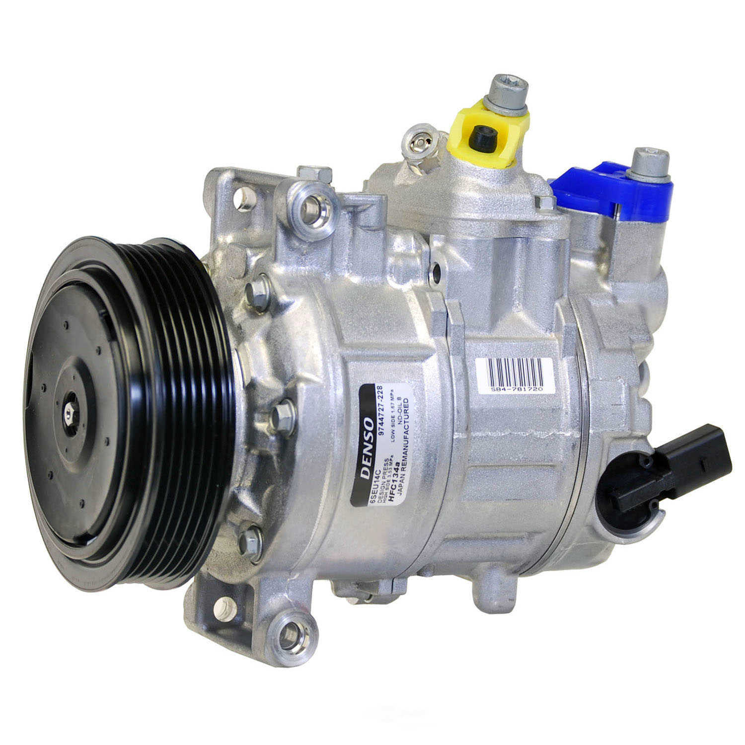 DENSO - NEW Compressor w/Clutch - NDE 471-1494