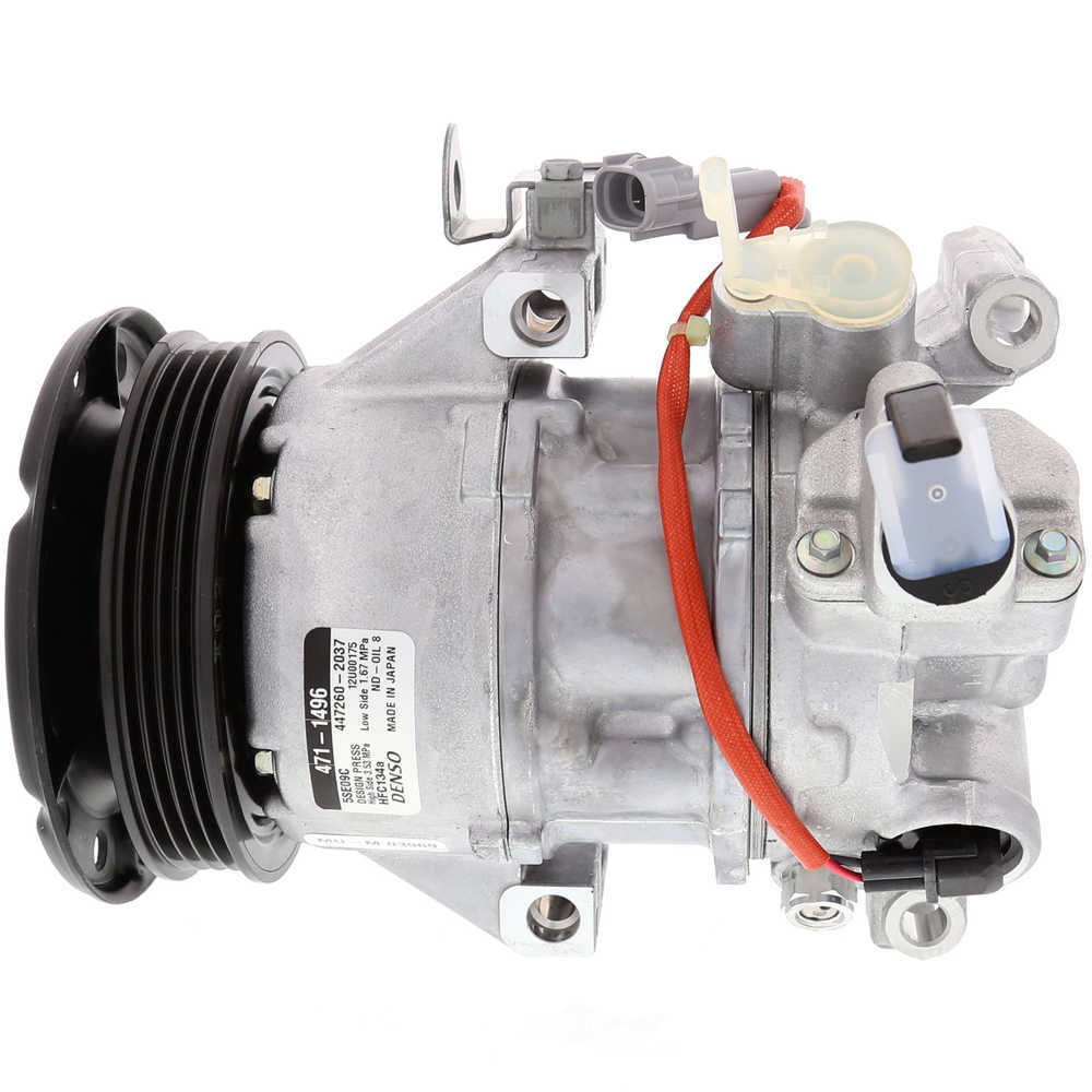 DENSO - NEW Compressor w/Clutch - NDE - 471-1496