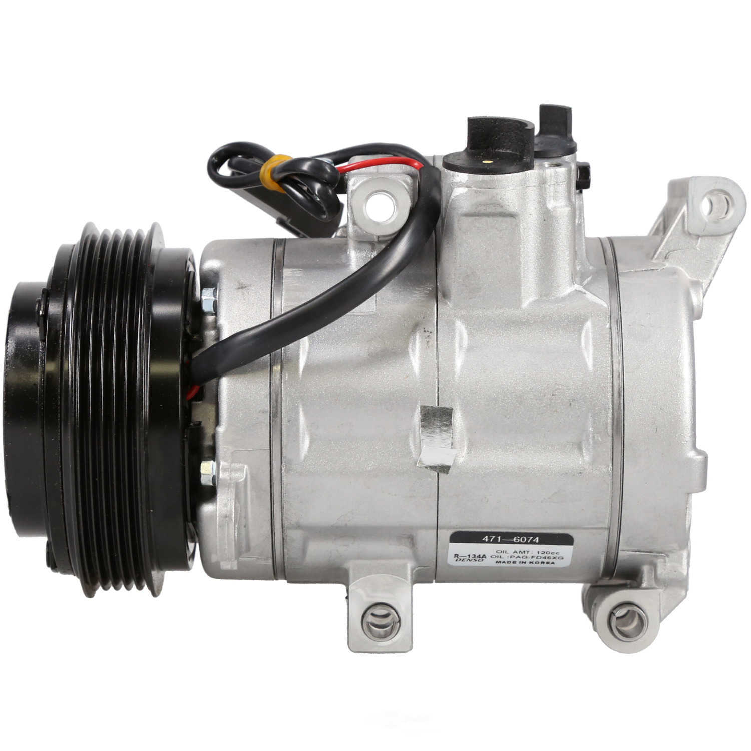DENSO - NEW Compressor w/Clutch - NDE - 471-6074