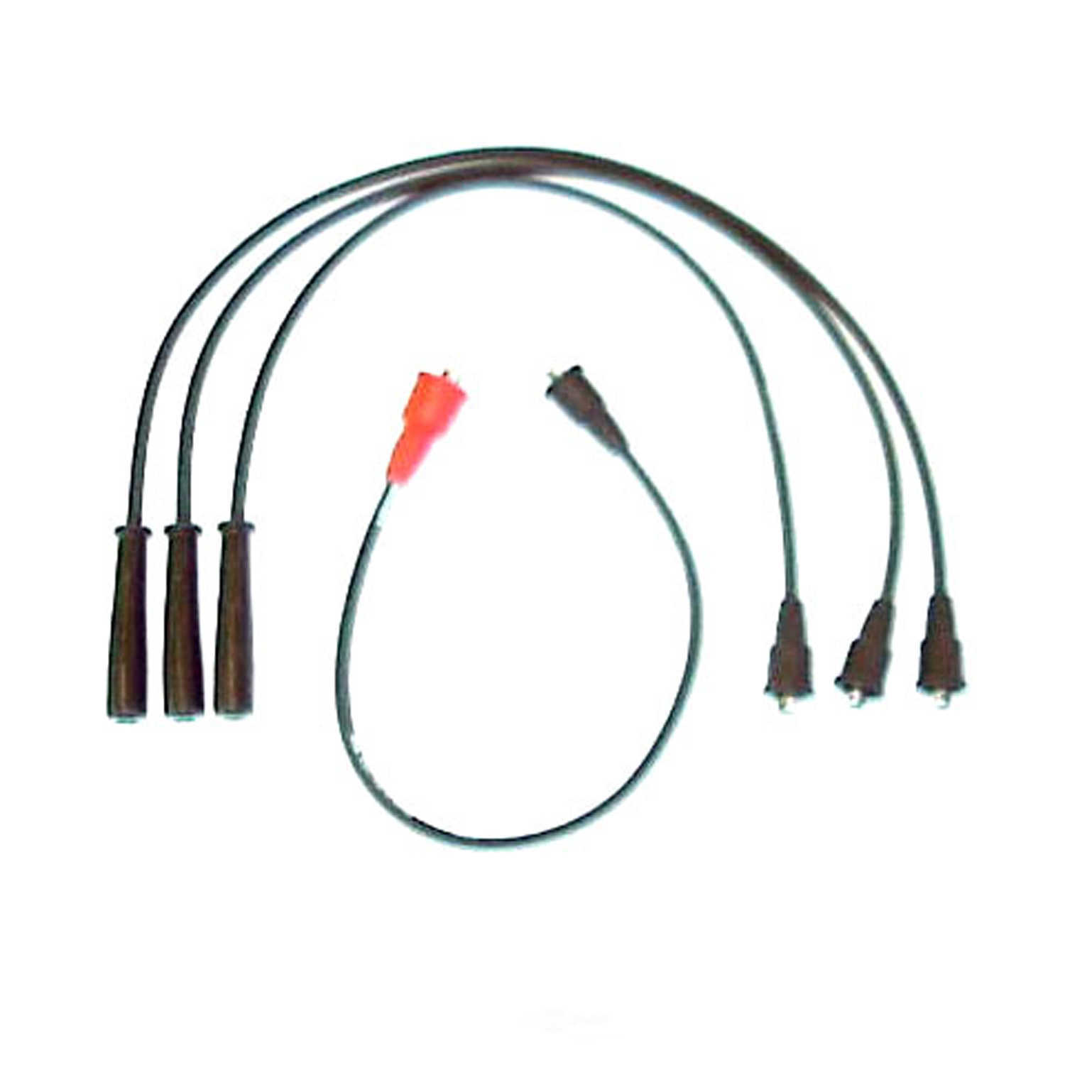 DENSO - 7mm Spark Plug Wire Set - NDE - 671-3001