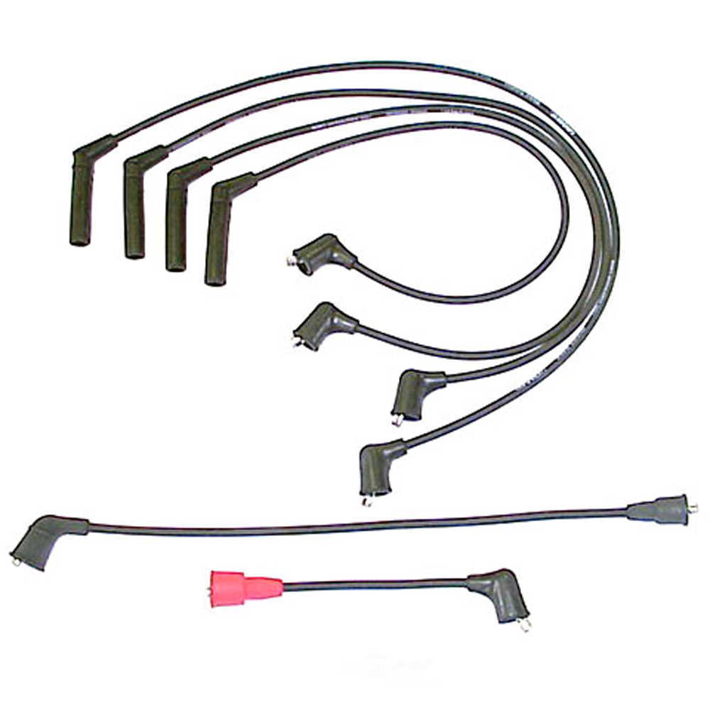 DENSO - 7mm Spark Plug Wire Set - NDE 671-4009