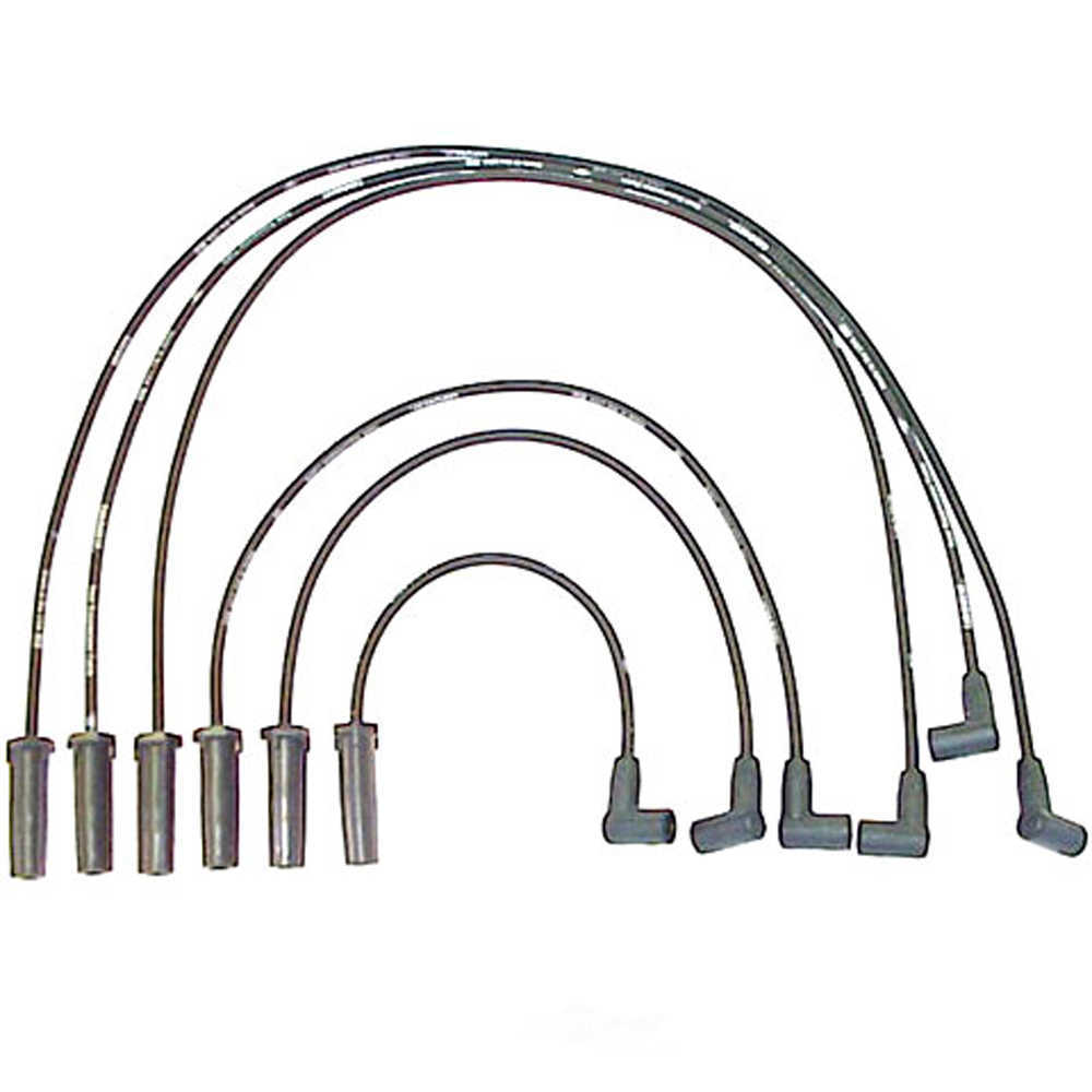 DENSO - 7mm Spark Plug Wire Set - NDE 671-6051