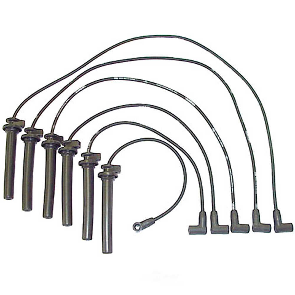 DENSO - 7mm Spark Plug Wire Set - NDE - 671-6053
