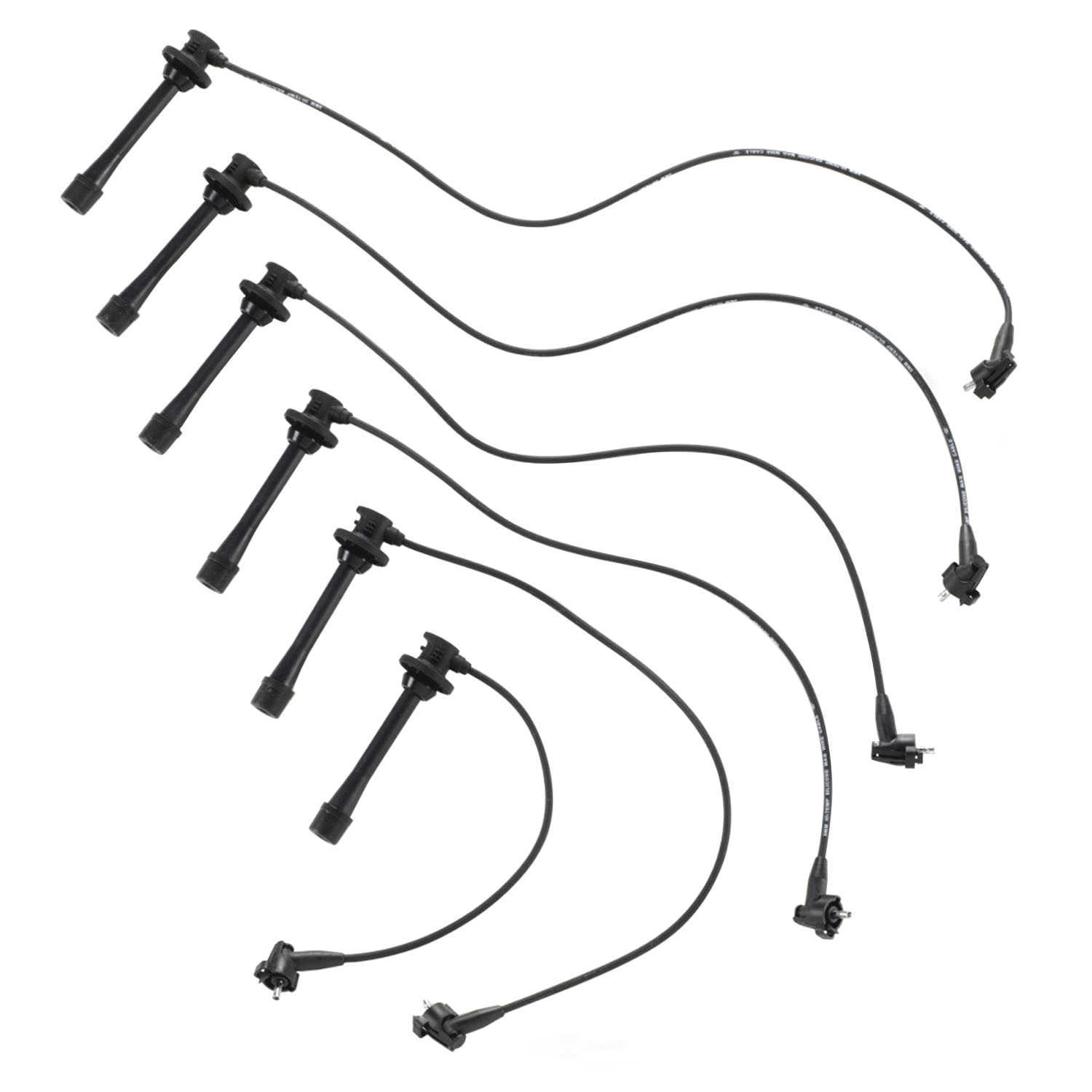 DENSO - 5mm Spark Plug Wire Set - NDE 671-6170