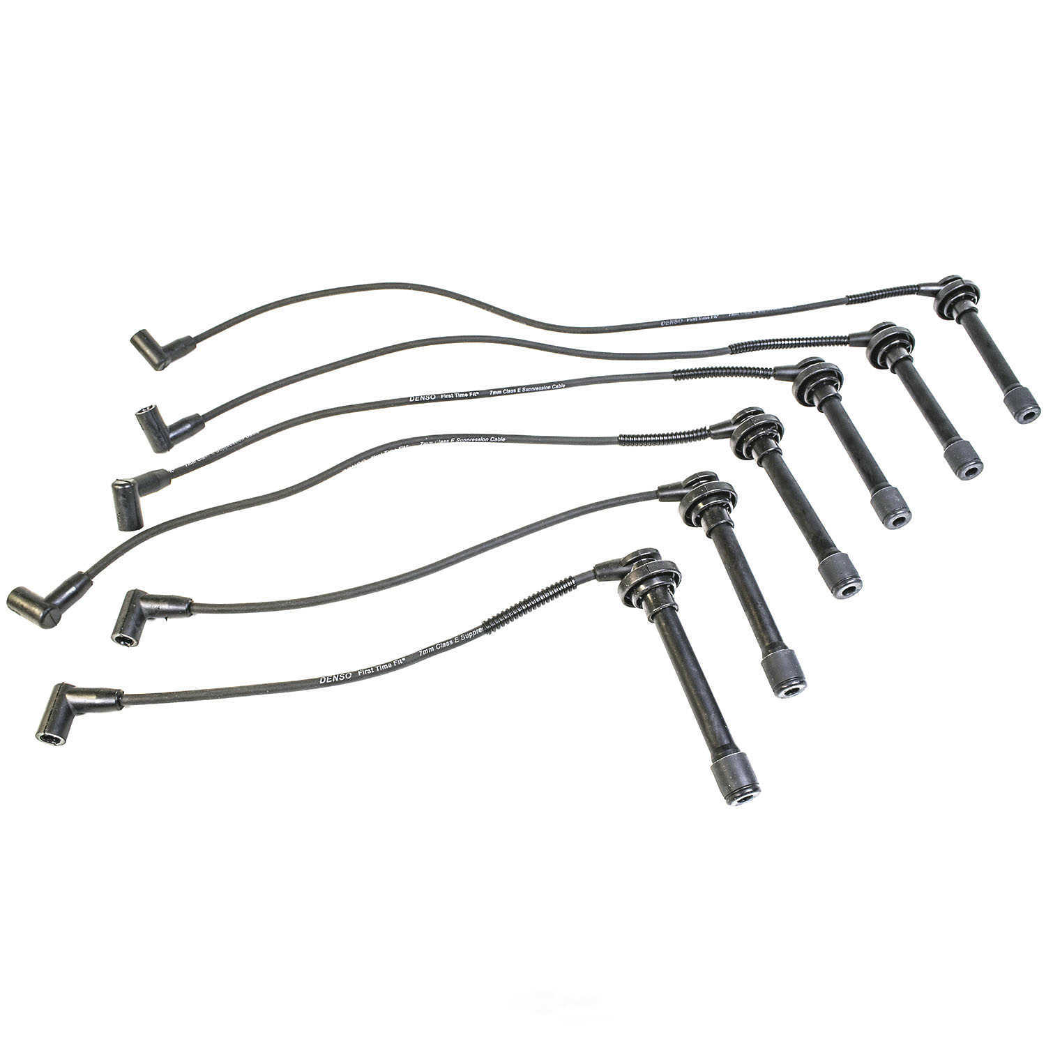 DENSO - 7mm Spark Plug Wire Set - NDE - 671-6187