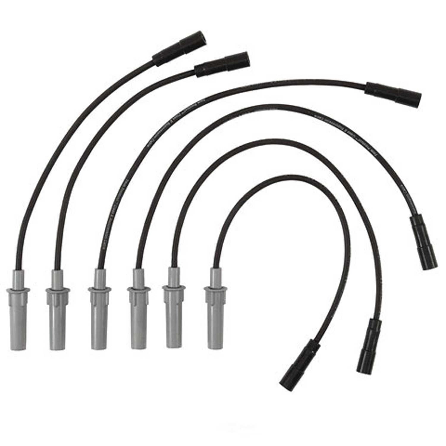 DENSO - 7mm Spark Plug Wire Set - NDE 671-6264