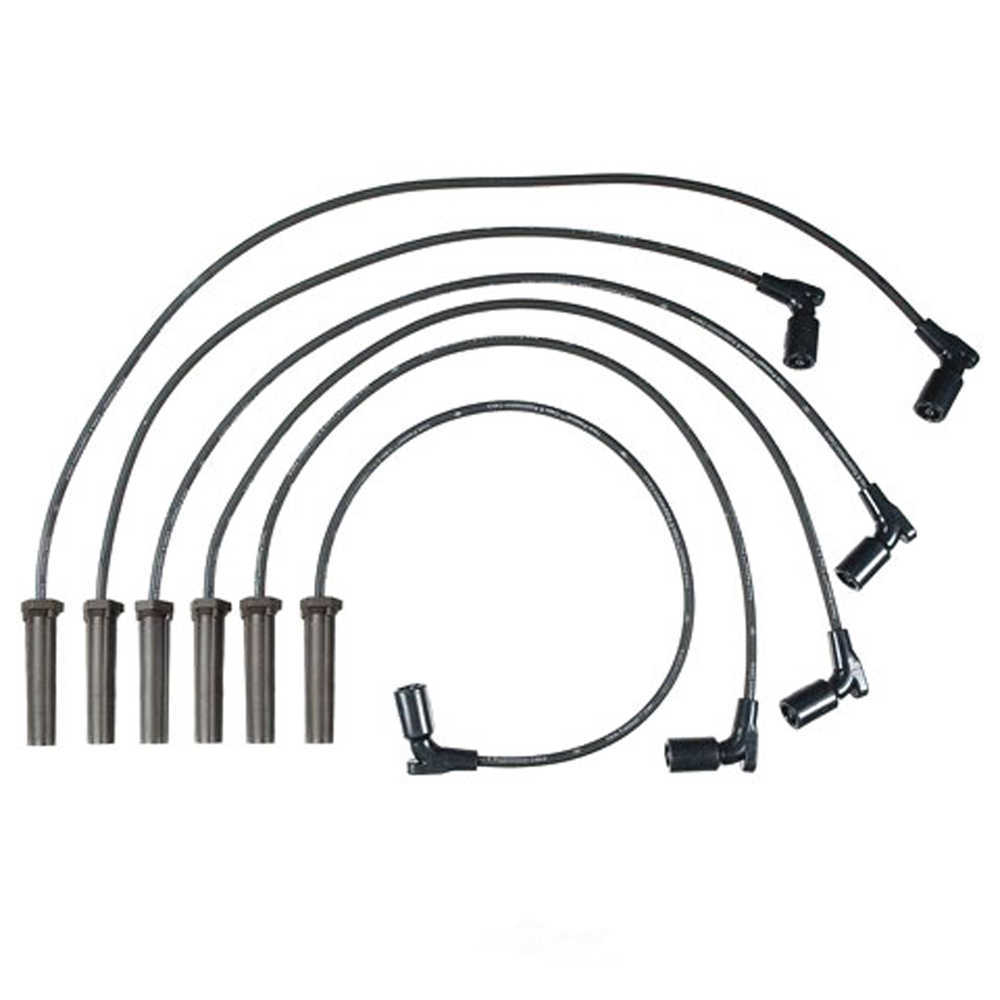 DENSO - 7mm Spark Plug Wire Set - NDE 671-6284