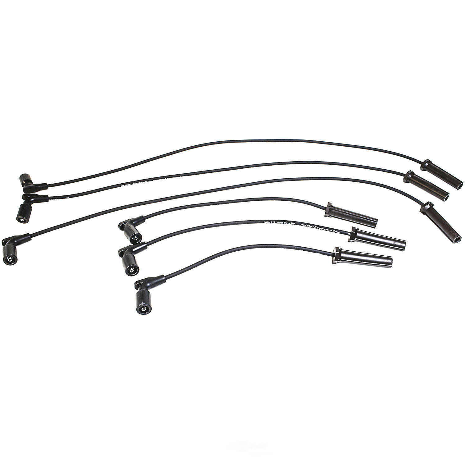 DENSO - 7mm Spark Plug Wire Set - NDE - 671-6304