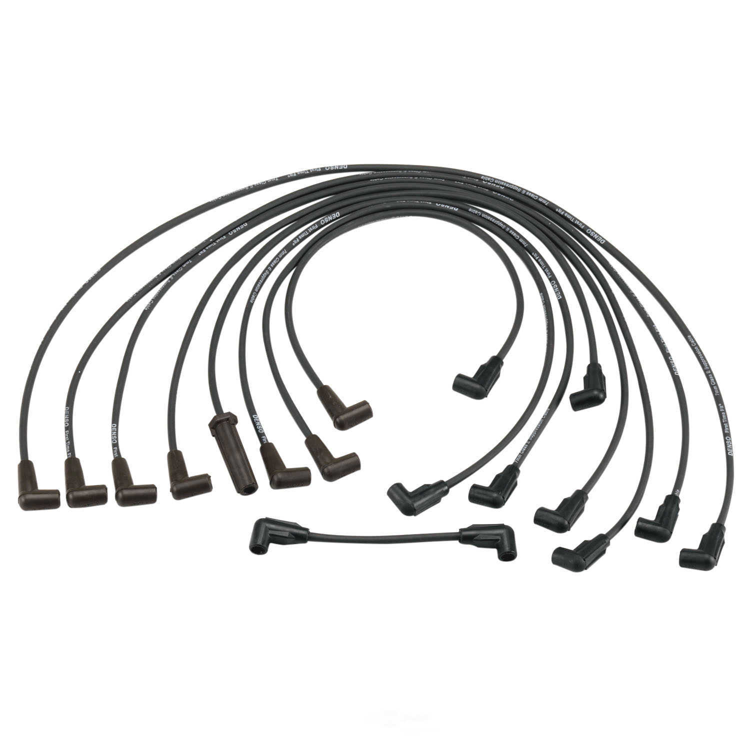 DENSO - 7mm Spark Plug Wire Set - NDE - 671-8019