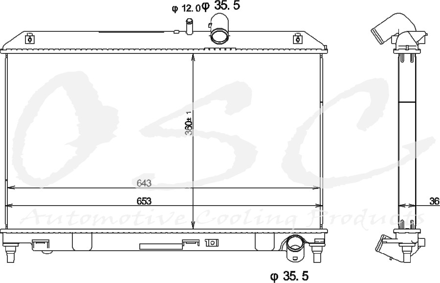 OSC - Radiator - O19 - 13102