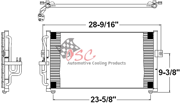 OSC - A/C Condenser - O19 - 4653