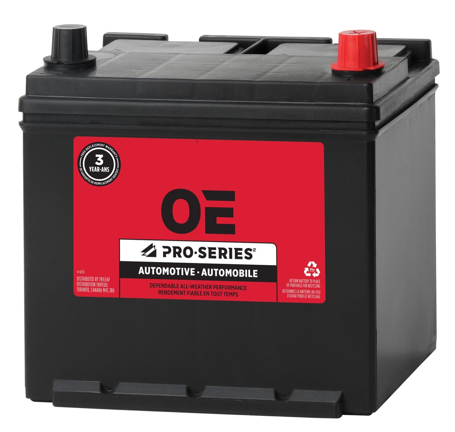PRO-SERIES BATTERIES MPS121R — Batterie de véhicule