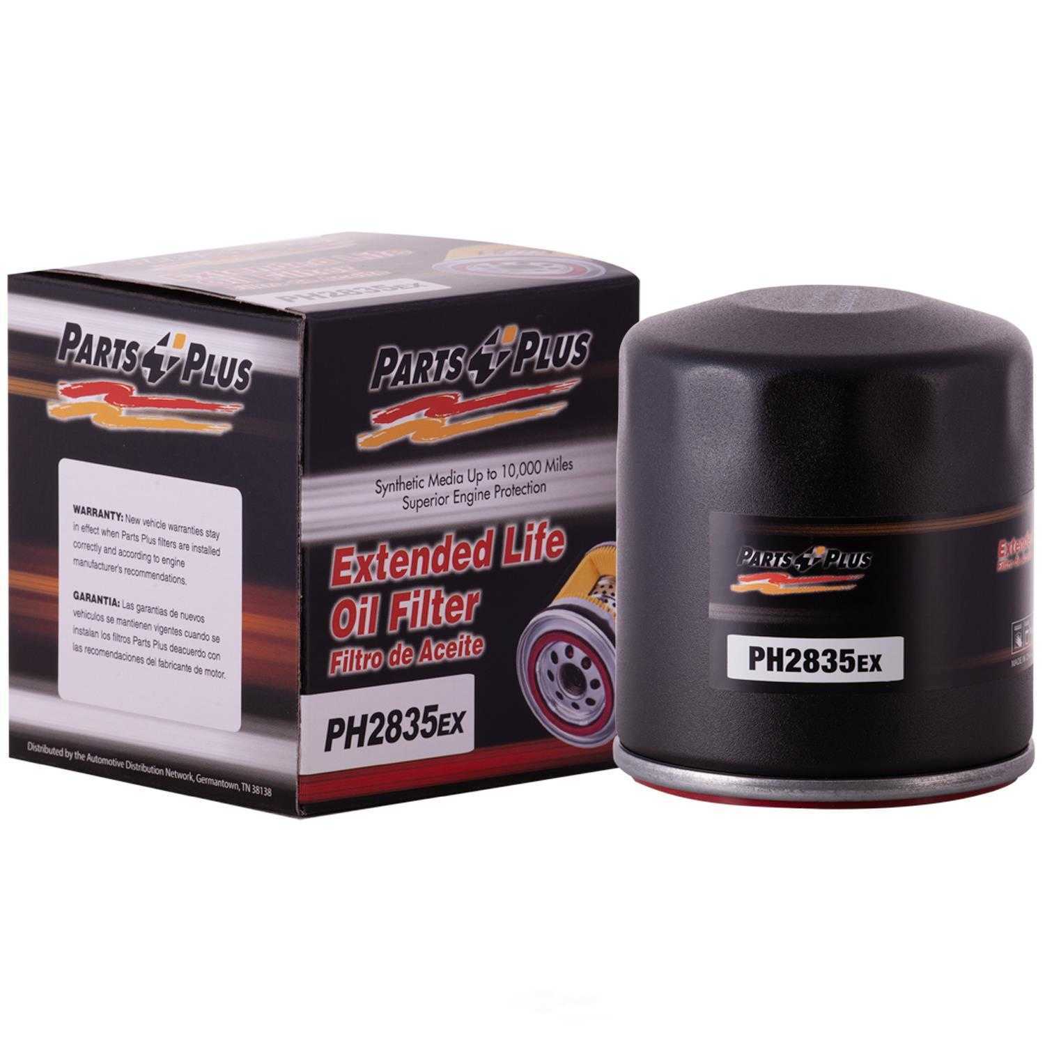 PARTS PLUS FILTERS BY PREMIUM GUARD - Extended Life Oil Filter - PLF PH2835EX