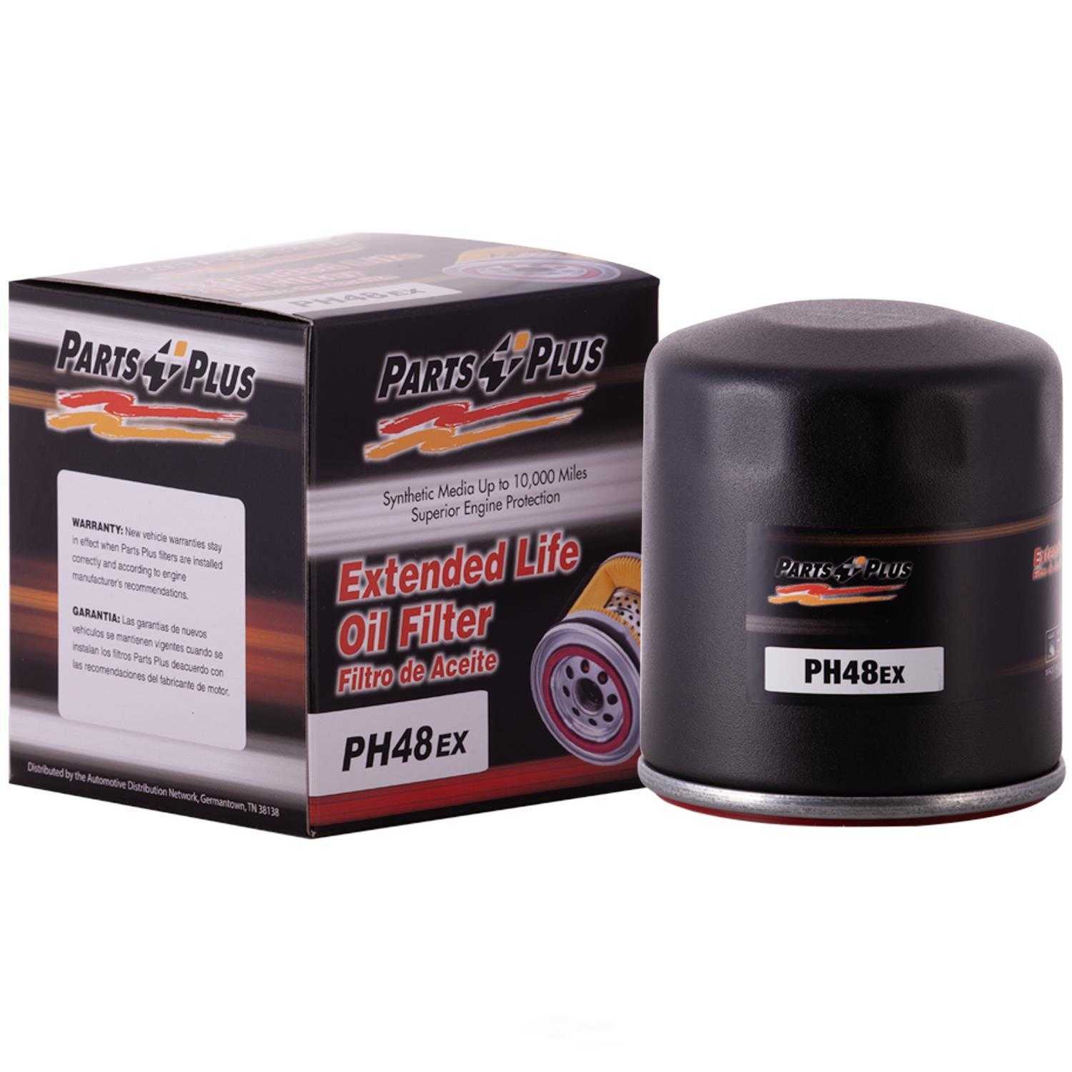 PARTS PLUS FILTERS BY PREMIUM GUARD - Extended Life Oil Filter - PLF PH48EX
