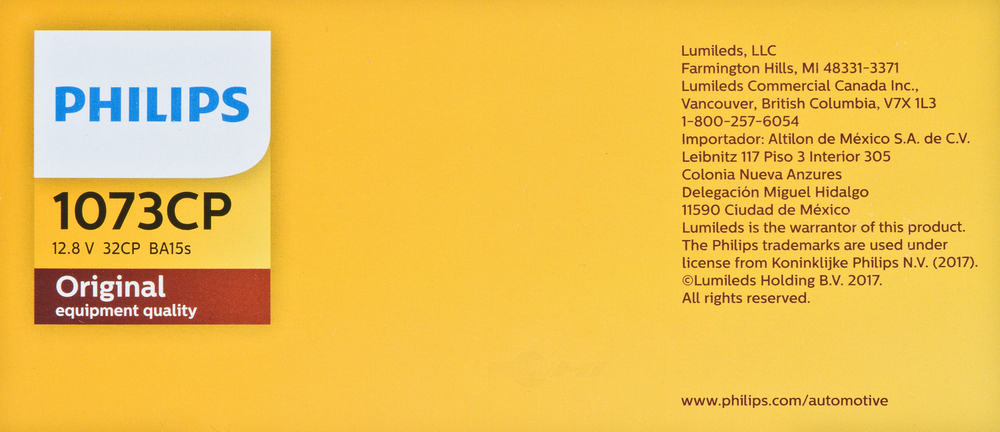 PHILIPS LIGHTING COMPANY - Standard - Multiple Commercial 10-Pack - PLP 1073CP